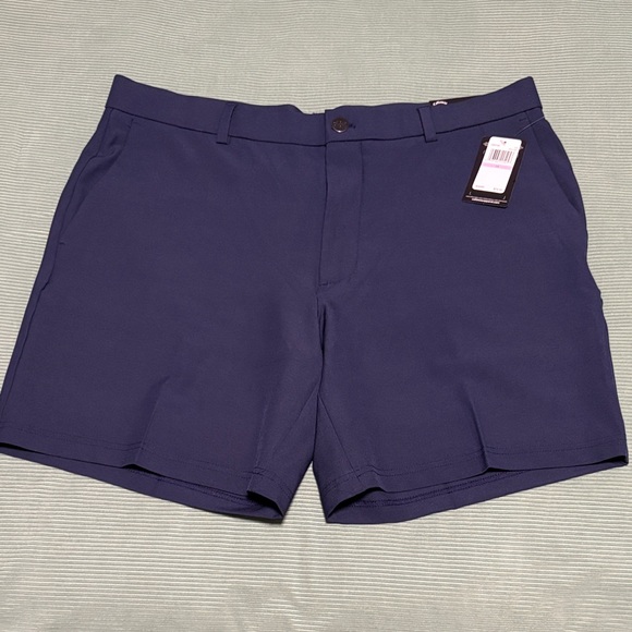 Callaway Men's Dark Blue Flat Front Shorts size 38 golf - Picture 1 of 14